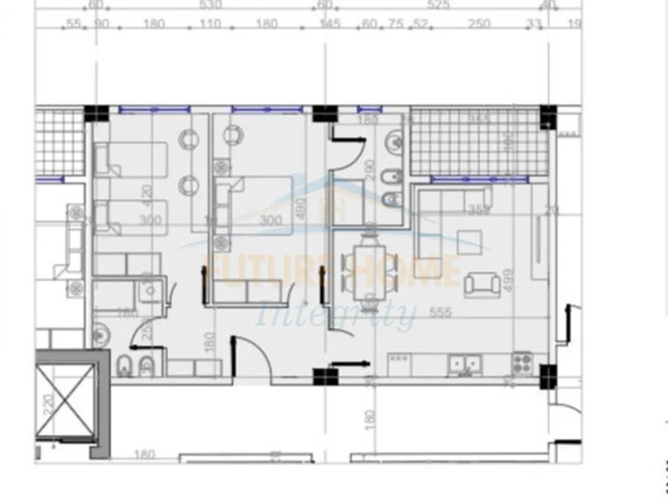 Tirane, shitet apartament 2+1 Kati 6, 98 m² 127.000 € (Rezidenca Platinium I)