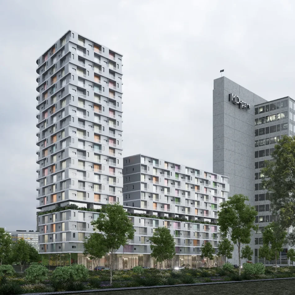 Tirane, shitet apartament 1+1+Ballkon Kati 8, 64 m² 80.500 € (Bulevardi Kasharit)