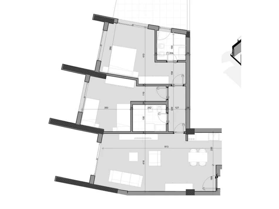 Tirane, shitet apartament 2+1 Kati 0, 114 m² 218.412 € (Farke)