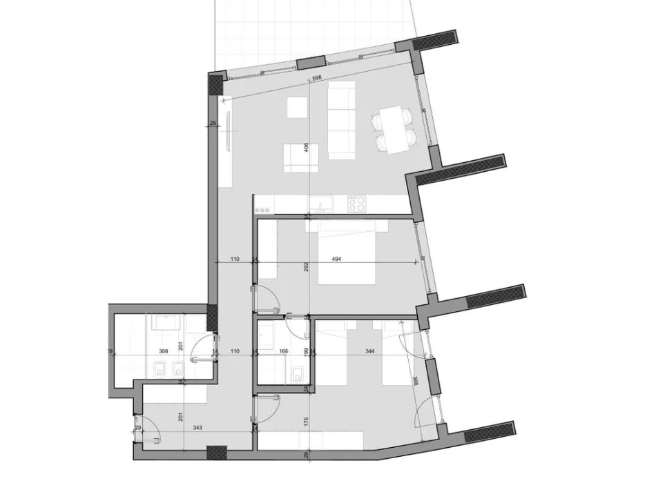 Tirane, shitet apartament 2+1 Kati 0, 112 m² 218.088 € (farke)
