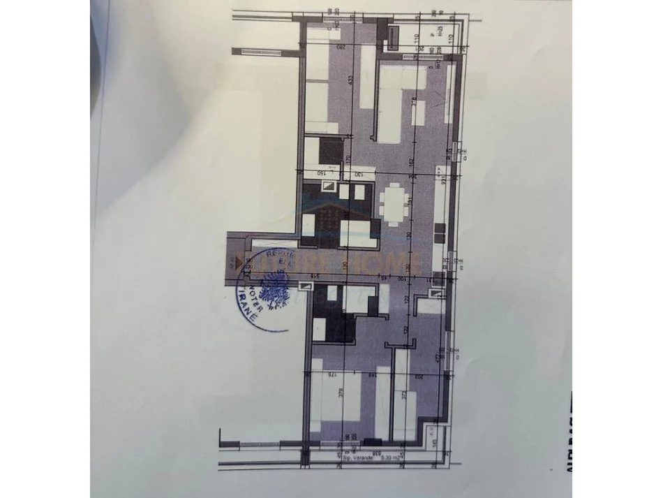 Tirane, shes apartament 3+1+Ballkon Kati 9, 130 m² 273.500 € 