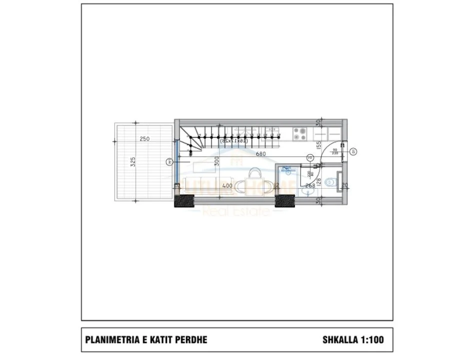 Durres, shitet apartament duplex 1+1 Kati 0, 42 m² 57.385 €
