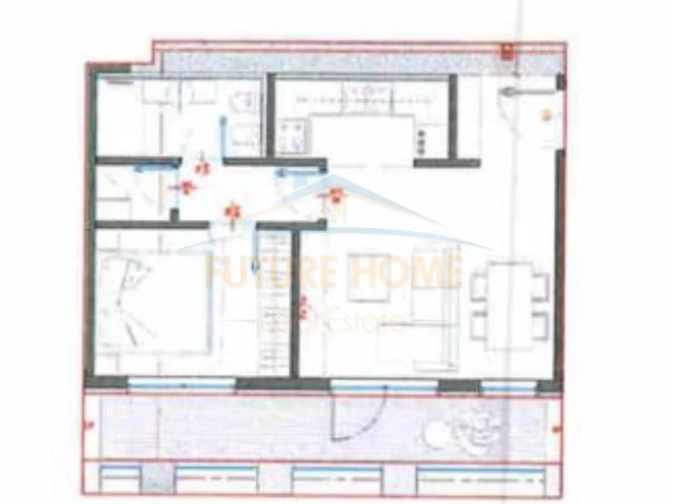Tirane, shitet apartament 1+1 Kati 7, 80 m² 126.399 € (Zogu i Zi)