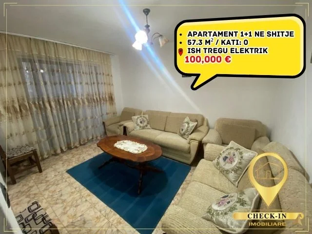 Tirane, shitet apartament 1+1+Aneks+Ballkon , 57 m² 100.000 € (Ish tregu elektrik)