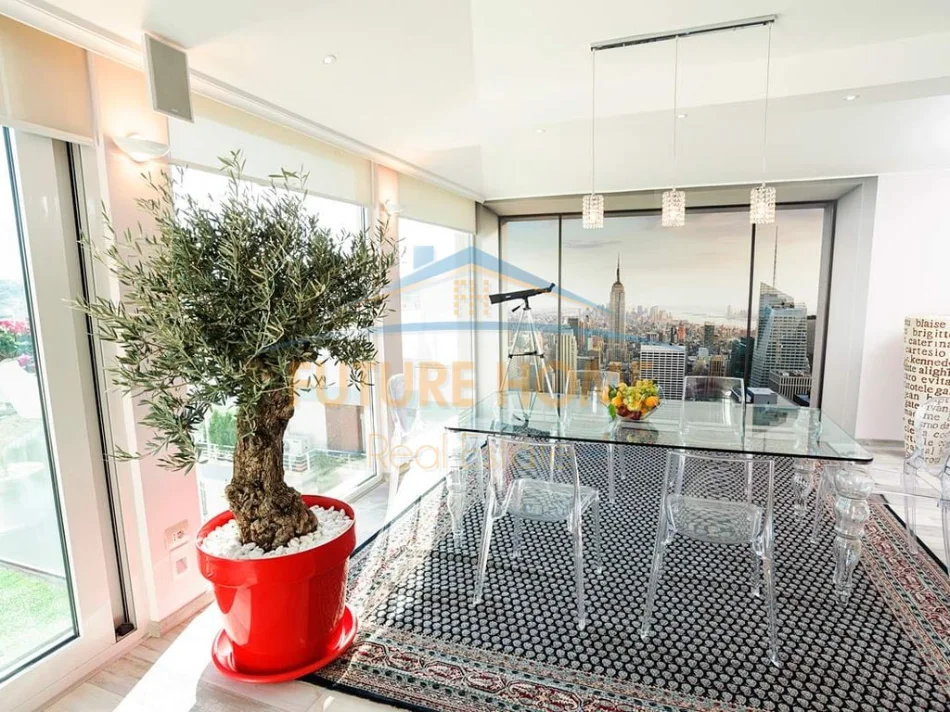 Tirane, shitet apartament+verande | Penthouse 2+1+2+Ballkon Kati 6, 203 m² 650.000 € (Liqeni i Thate)