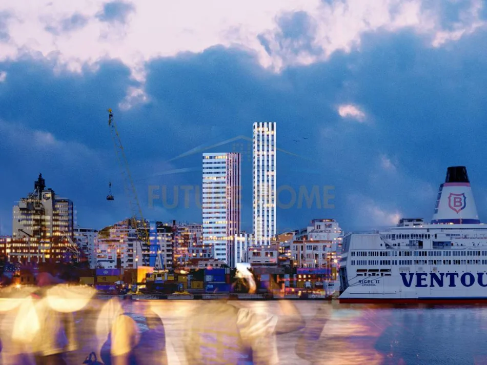 Durres, shitet apartament 3+1 Kati 6, 168 m²