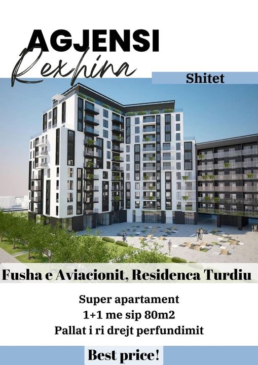 Tirane, shitet apartament 1+1, , 80 m2 (Fusha e Aviacionit)