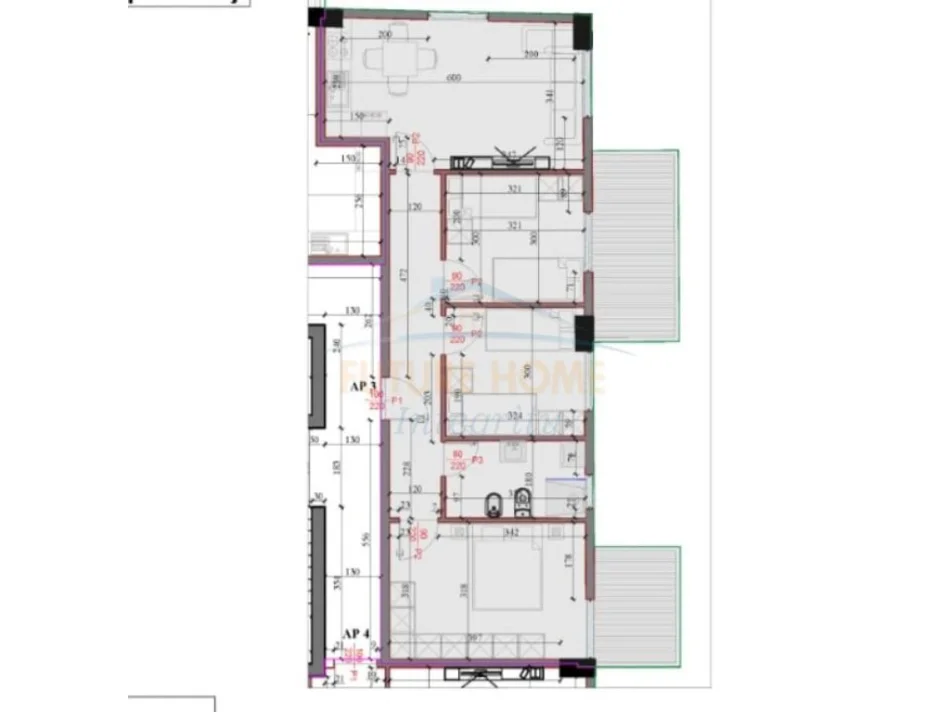 Tirane, shitet apartament 3+1+Ballkon Kati 5, 108 m² 95.383 € (Liqeni i Paskuqanit, Paskuqan)