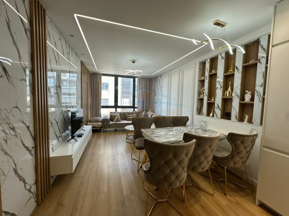 Tirane, jepet me qera 2+1 , 89 m² 1.000 € (Apartament 2+1+2+Post Parkimi, Rezidenca Alba, Ish-Fusha e Aviacionit)