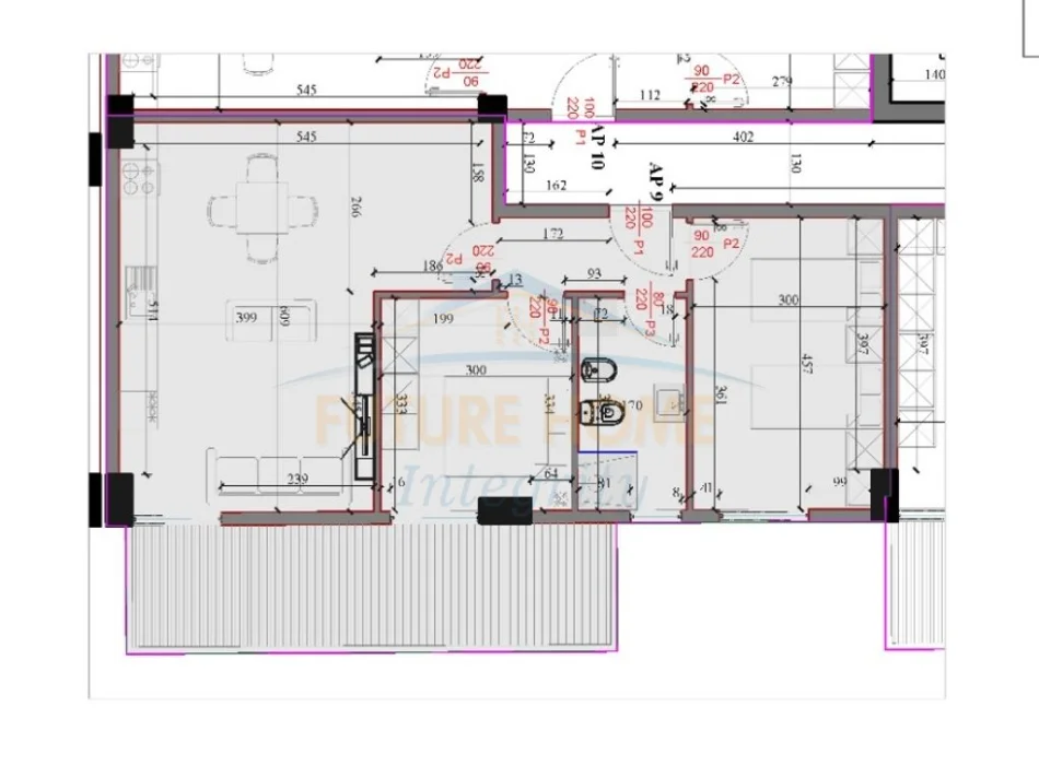 Tirane, shitet apartament 2+1 Kati 2, 100 m² 89.712 € (Paskuqan)