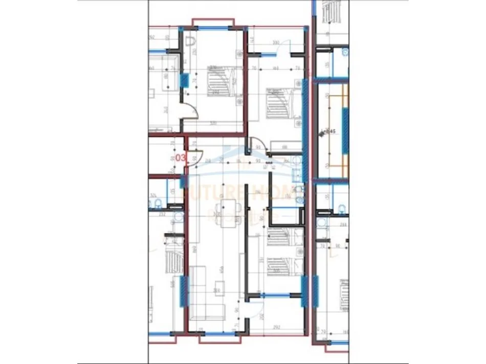 Tirane, shitet apartament 2+1+Ballkon Kati 2, 105 m² 125.484 € 