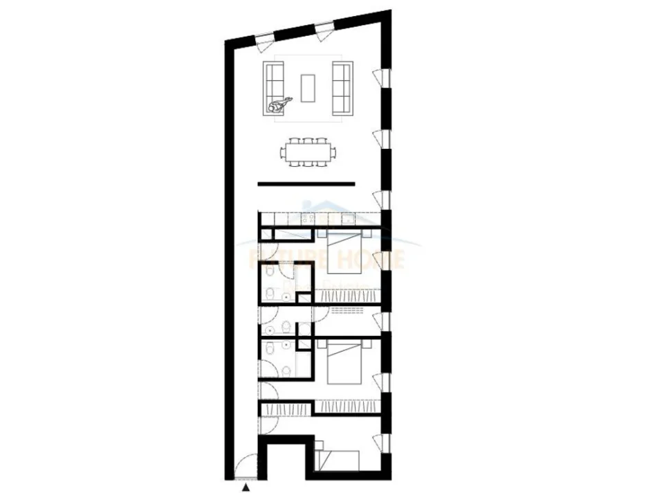 Tirane, shitet apartament 3+1 Kati 2, 161 m² (“By Long Hill Residences”, Mjull-Bathore, Tiranë)