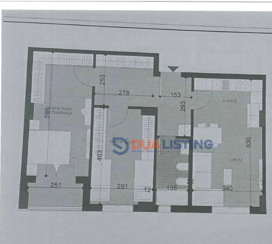 Tirane, shitet apartament 2+1 , 100 m² 85.000 € (Kamez)