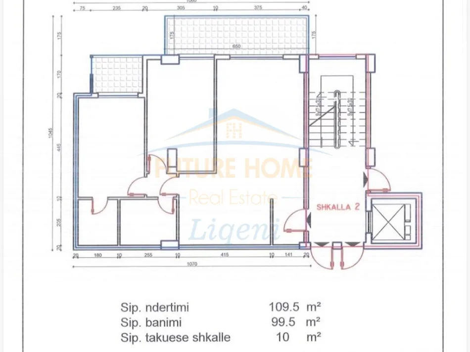 Tirane, shitet apartament 2+1 Kati 5, 110 m² 179.000 € (kinostudio)