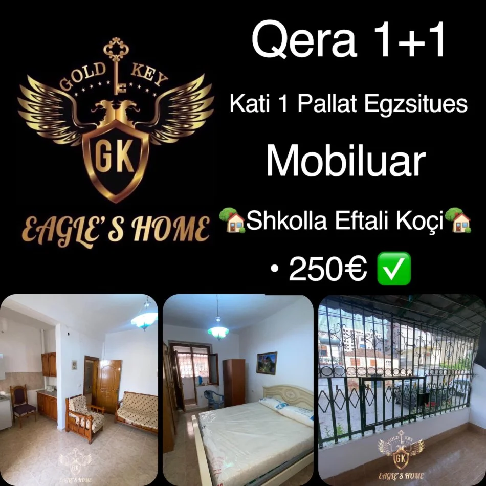 Durres, jepet me qera apartament 1+1 , 65 m² 250 € 