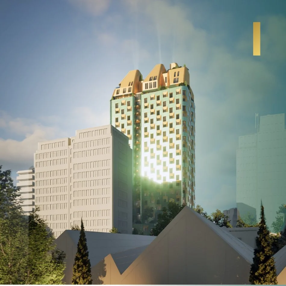 Tirane, shitet apartament 1+1 Kati 16, 67 m² (Tek 9-katshet, Qender)