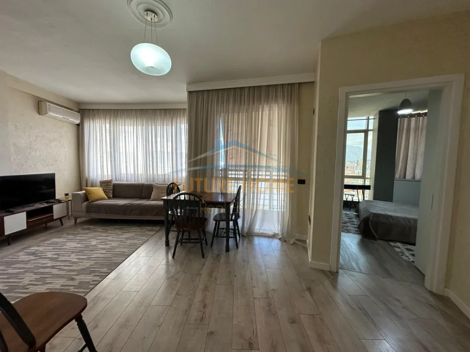 Tirane, jepet me qera apartament 1+1+Ballkon Kati 6, 59 m² 500 € (unaza e re)