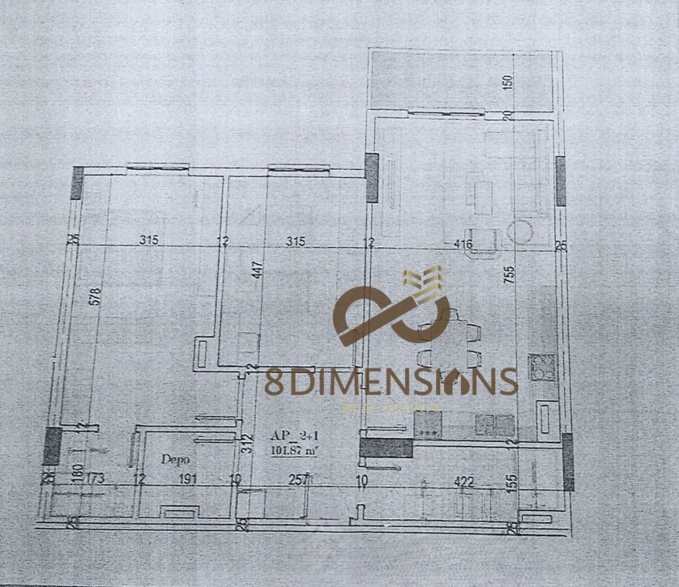 Tirane, shitet apartament 2+1+Aneks Kati 4, 101.000 € (Kamez)