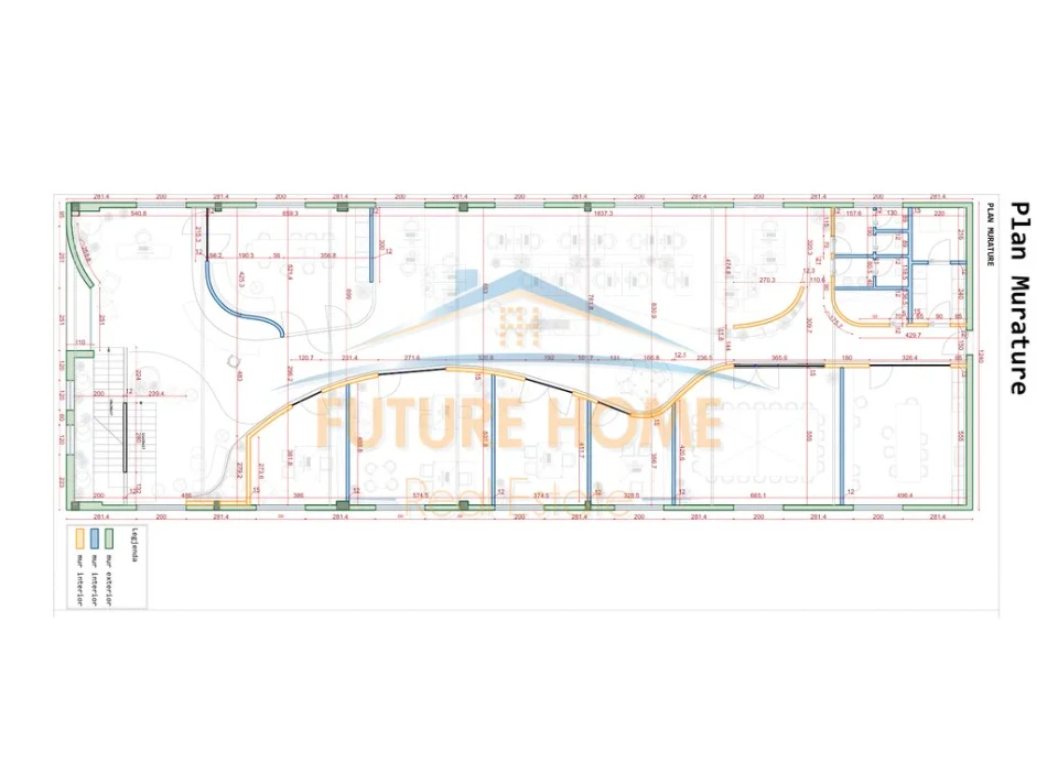 Tirane, jepet me qera ambjent biznesi Kati 0, 1.070 m² 8.000 € (qtu)