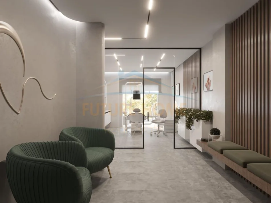 Tirane, jepet me qera ambjent biznesi Kati 2, 93 m² 950 € (Kompleksi Aura)