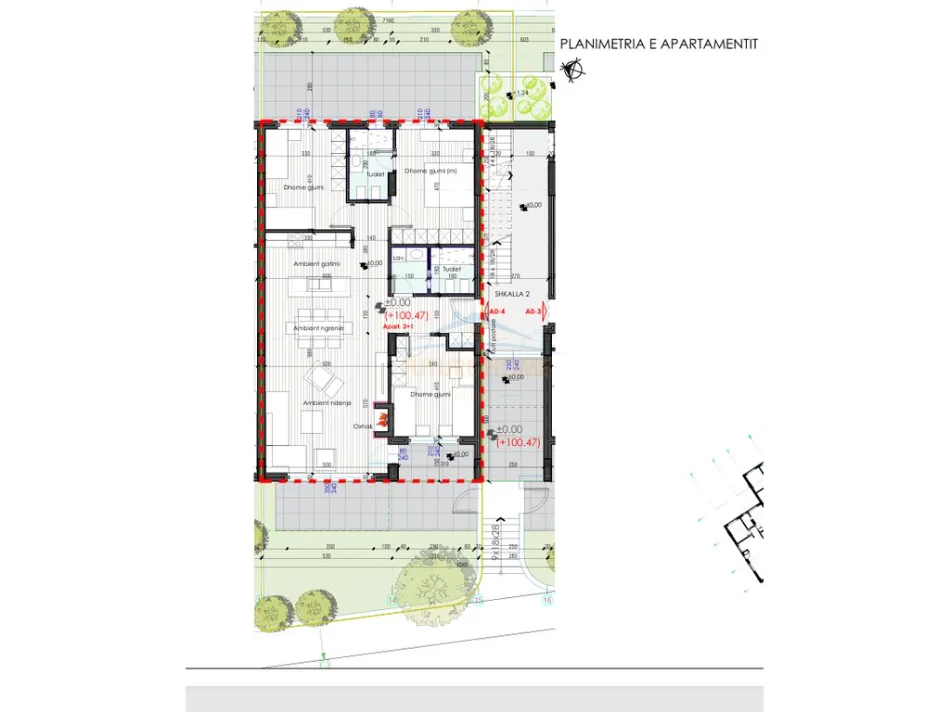 Tirane, shitet apartament 3+1 Kati 0, 147 m² 278.000 € 