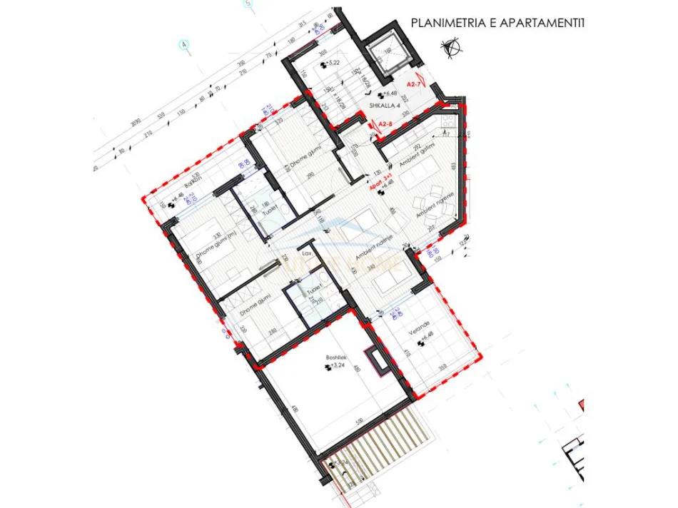 Tirane, shitet apartament 1+1 Kati 1, 144 m² 246.600 € 