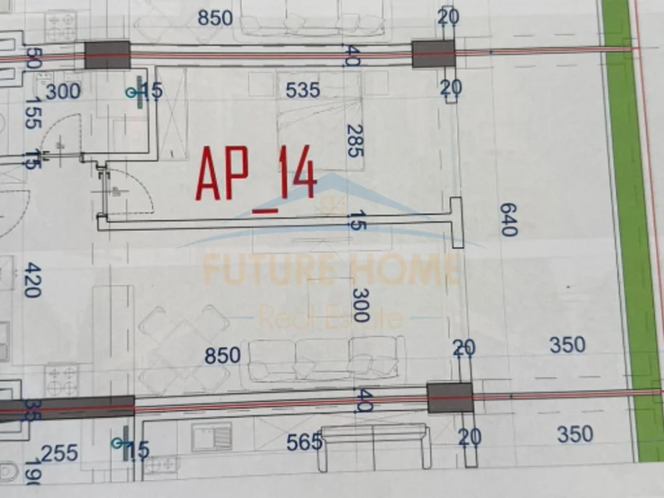 Durres, shitet apartament 1+1+Ballkon Kati 1, 88 m² 108.358 € 