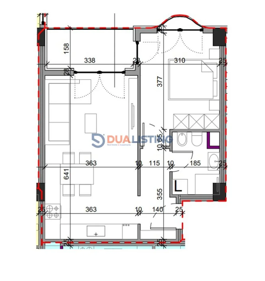 Tirane, shitet apartament 1+1 , 70 m² 84.000 € (Paskuqan)