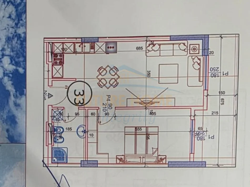 Tirane, shitet apartament 1+1 Kati 5, 78 m² 89.677 € (Space City, Paskuqan)