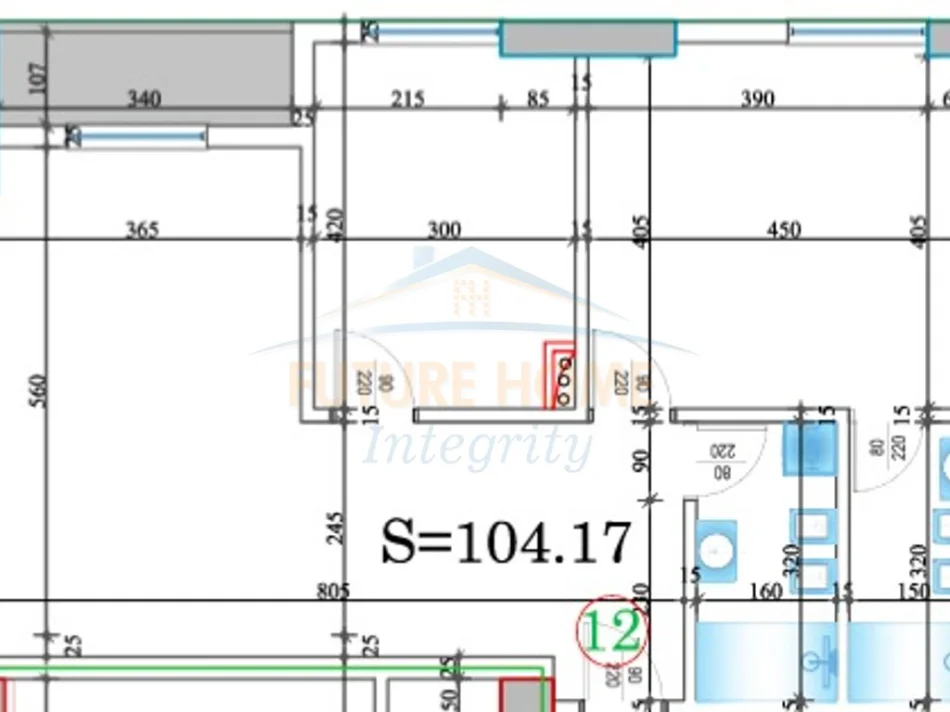 Pogradec, shitet apartament 2+1 Kati 5, 104 m² (Pogradec, prane Hotel Perla)