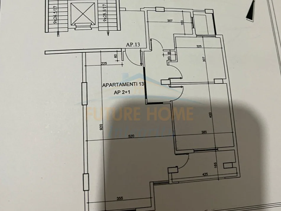 Tirane, shitet apartament 2+1 , 148.000 € (Yzberisht, rruga 3 Deshmoret)