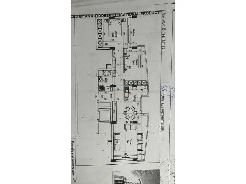 Tirane, shitet apartament 2+1+Ballkon Kati 5, 116 m² 320.000 € (21 Dhjetori)