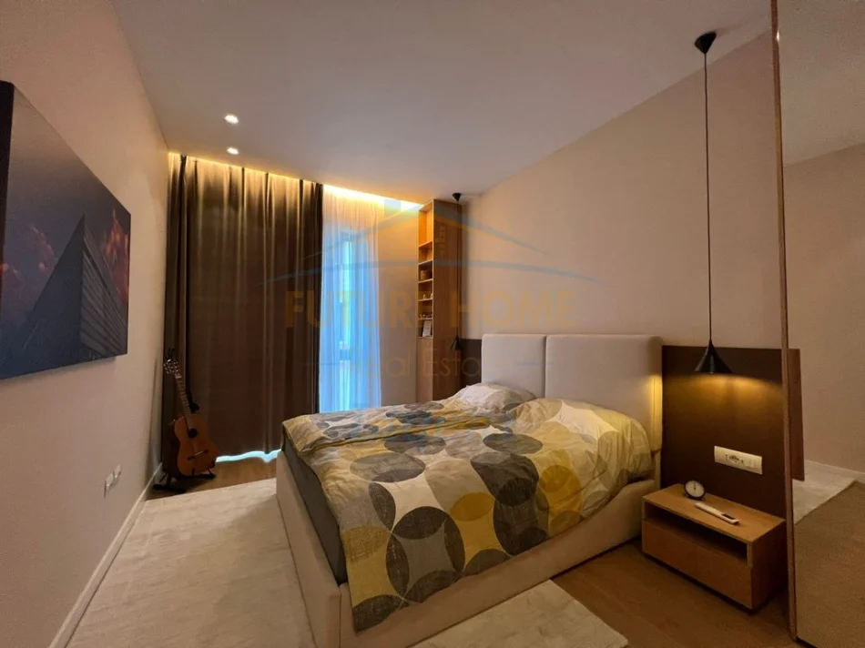 Tirane, jepet me qera apartament 1+1 Kati 4, 74 m² 1.200 € (Liqeni i thate)