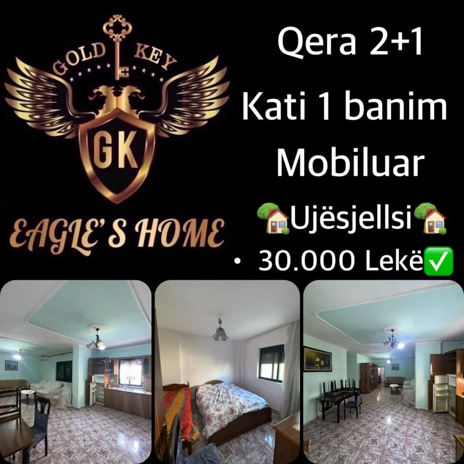 Durres, jepet me qera apartament 2+1+Ballkon Kati 1, 100 m² 305 € 