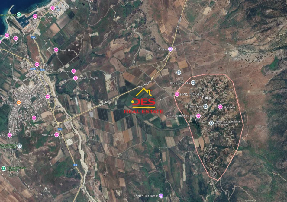 Vlore, shitet toke , 21.000 m² (Tragjas, Vlorë)