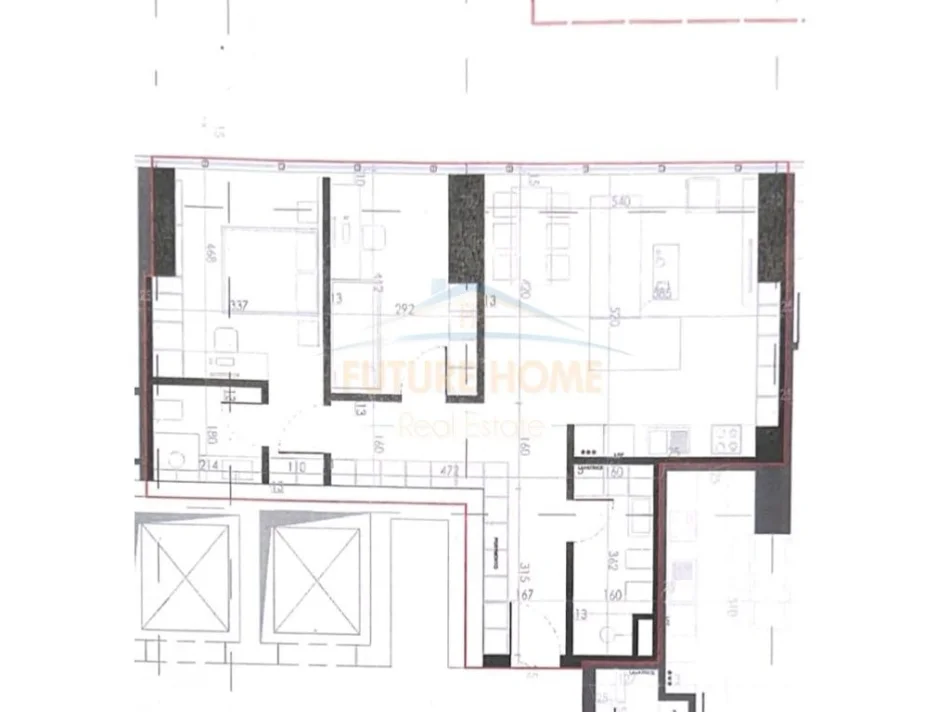 Tirane, shitet apartament 2+1+Ballkon Kati 4, 107 m² (Rruga Dritan Hoxha)