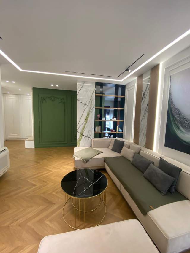 Tirane, jepet me qera Penthouse 2+1+A+BLK Kati 9, 164 m² 1.800 Euro (Rruga e Barrikadave)