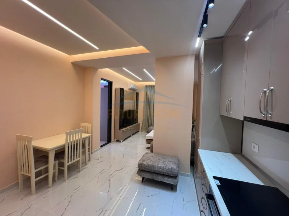 Tirane, jepet me qera apartament 1+1+Ballkon Kati 1, 64 m² 450 € (Shkolla E Bashkuar)