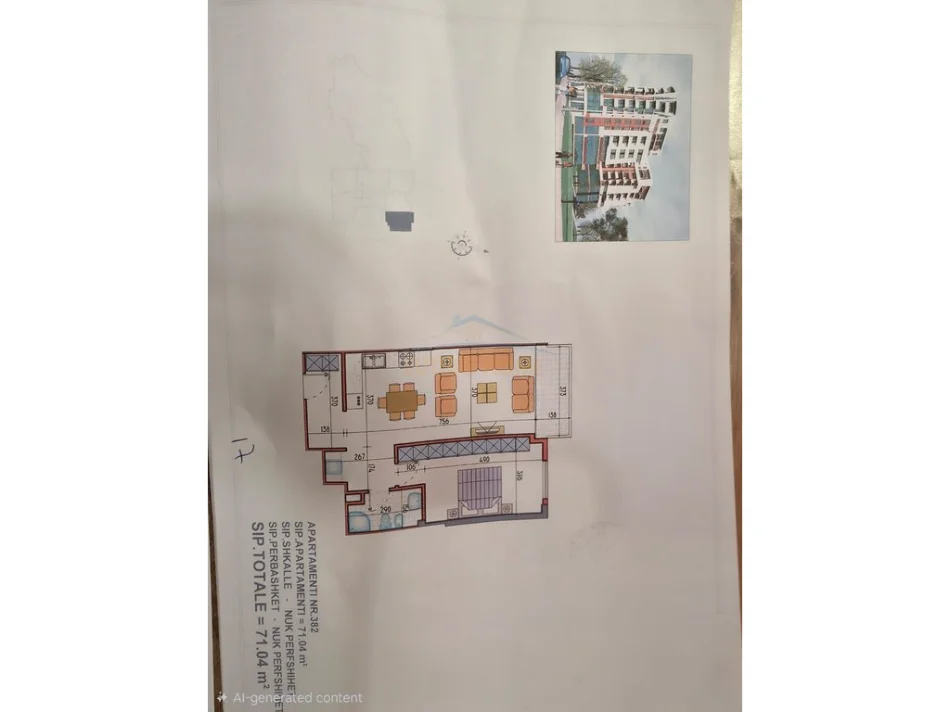 Tirane, shes apartament 1+1 Kati 8, 71 m² 164.300 € (tregu elektrik)
