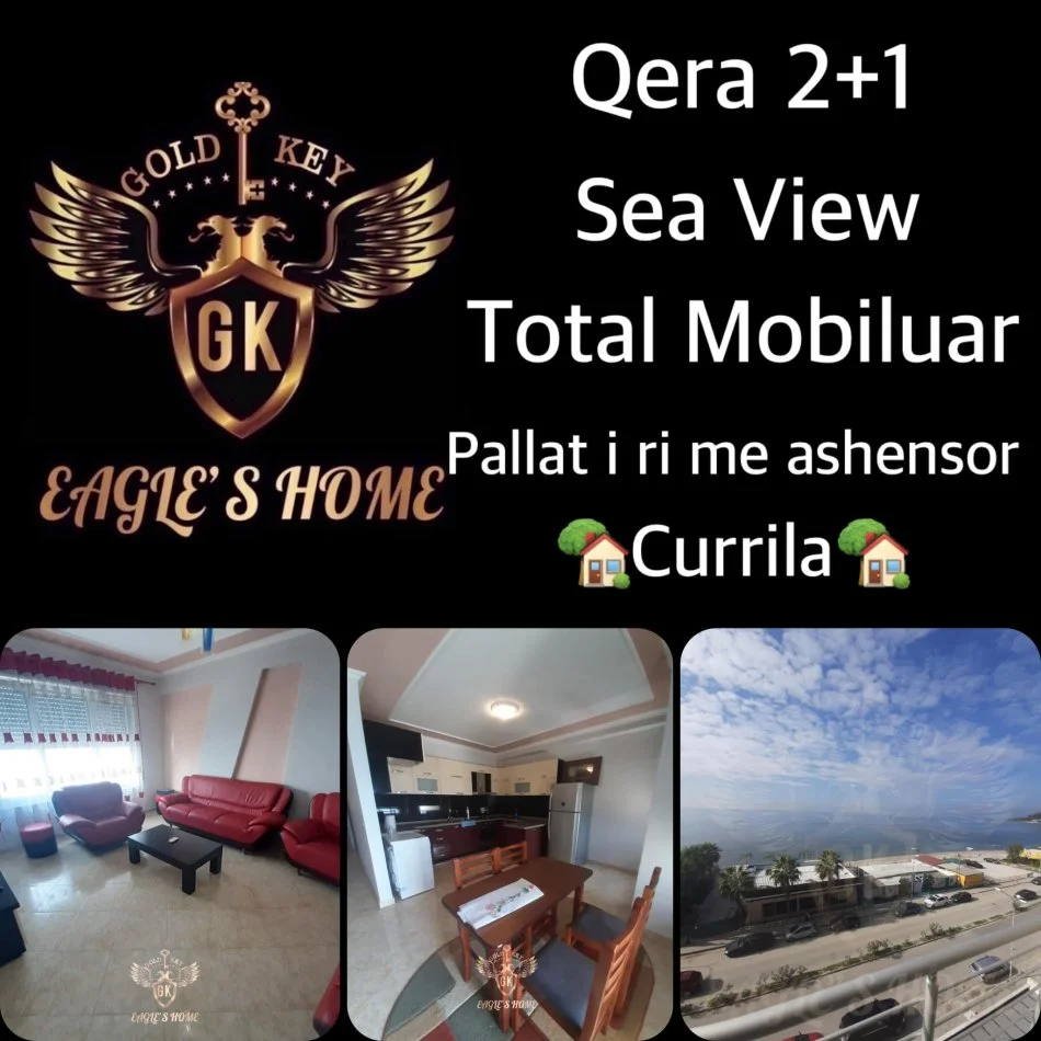 Durres, jepet me qera apartament 2+1+Ballkon Kati 3, 100 m² 600 € (currilA)