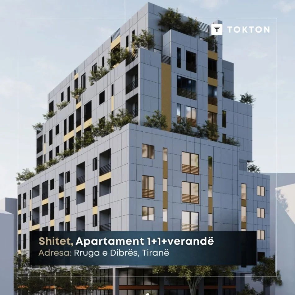 Tirane, shitet apartament 1+1+Ballkon Kati 5, 65 m² 109.000 € (RRUGA E DIBRES)