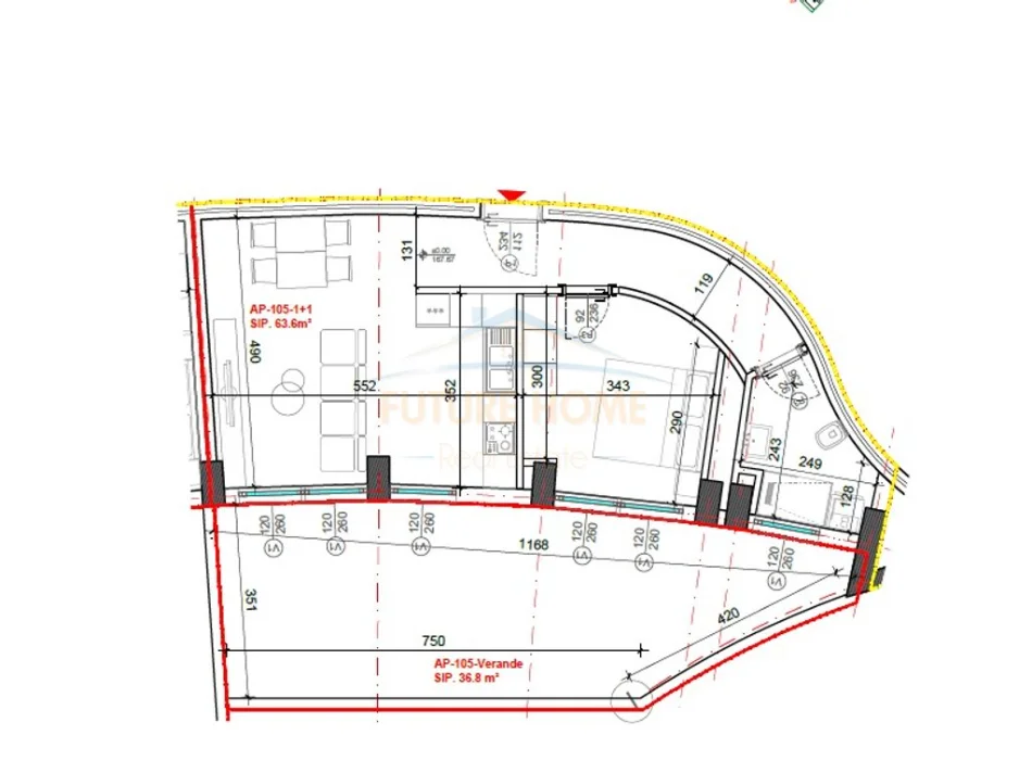 Tirane, shitet 1+1 , 76 m² 145.000 € 
