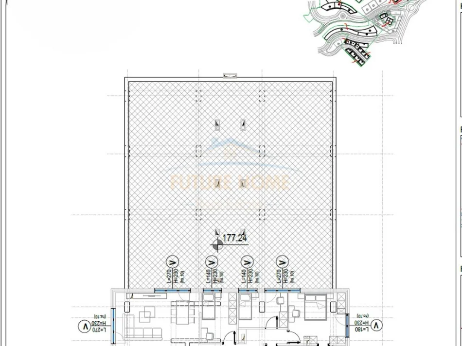Tirane, shes apartament 2+1+Ballkon , 386 m² 245.000 € (Rezidenca Kodra e Diellit 2)