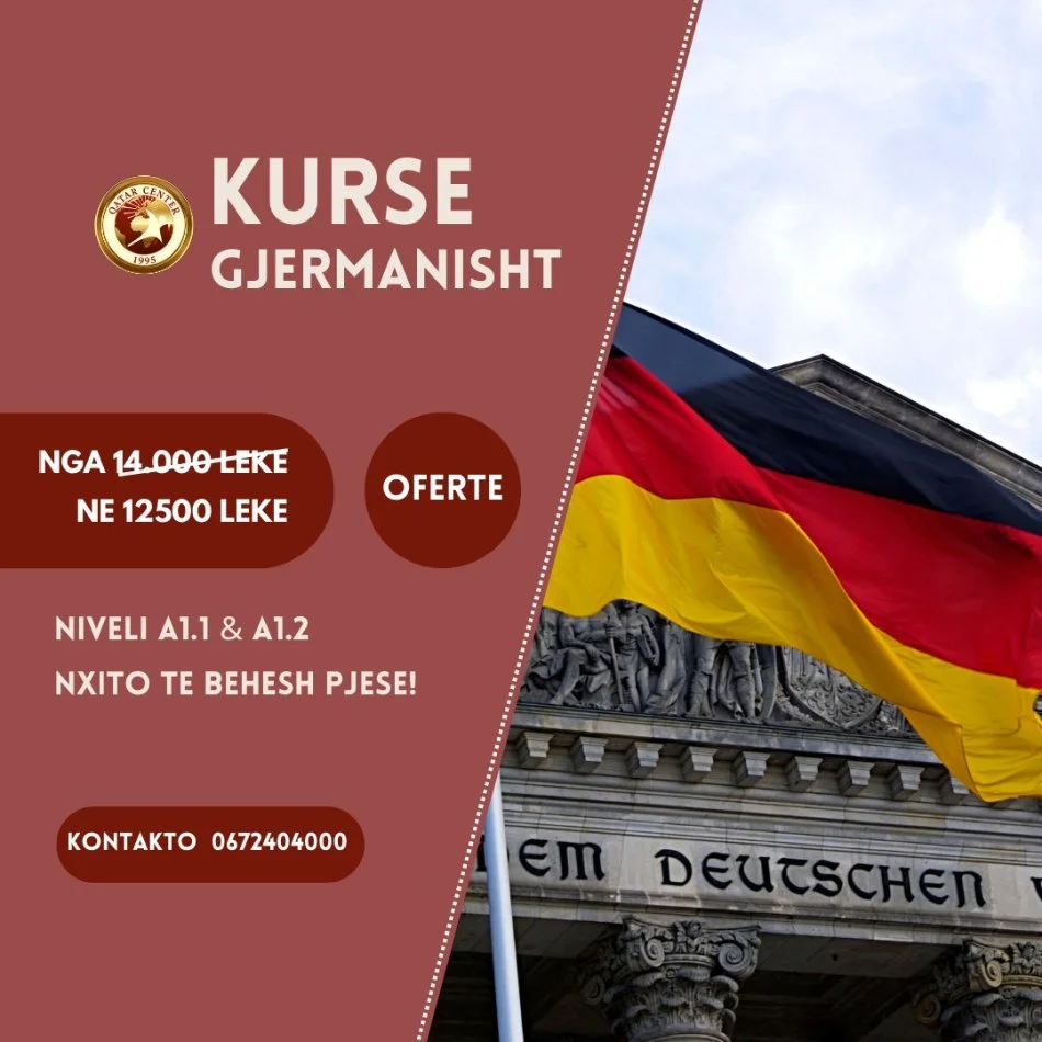 Tirane, kurse gjuhe gjermanisht Kus per gjuhen Gjermane