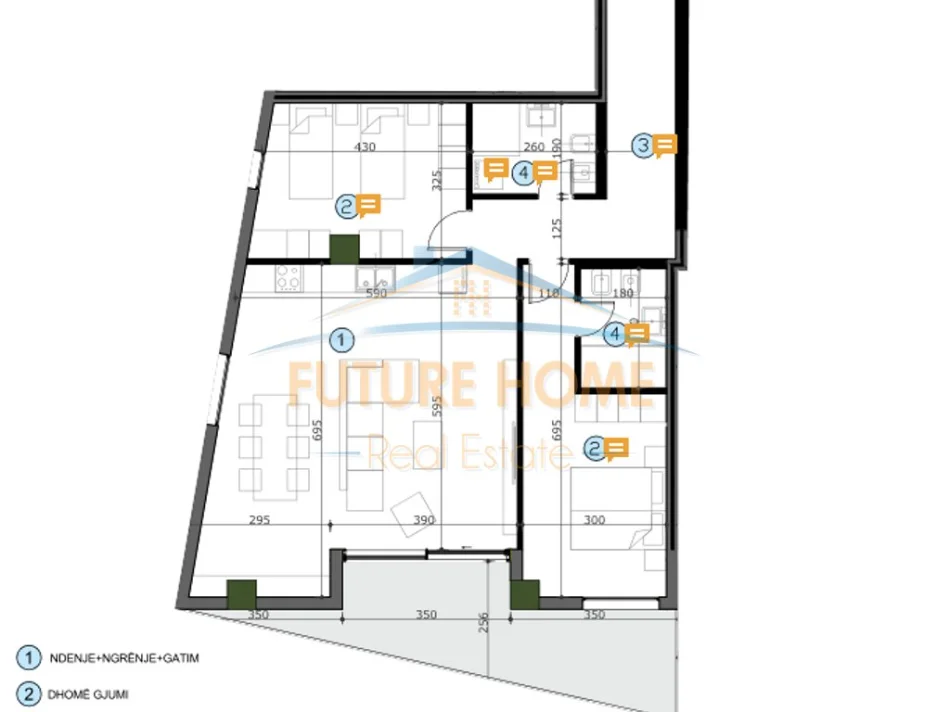 Shitet, Apartament 2+1+2, Moa Residence 0696069906