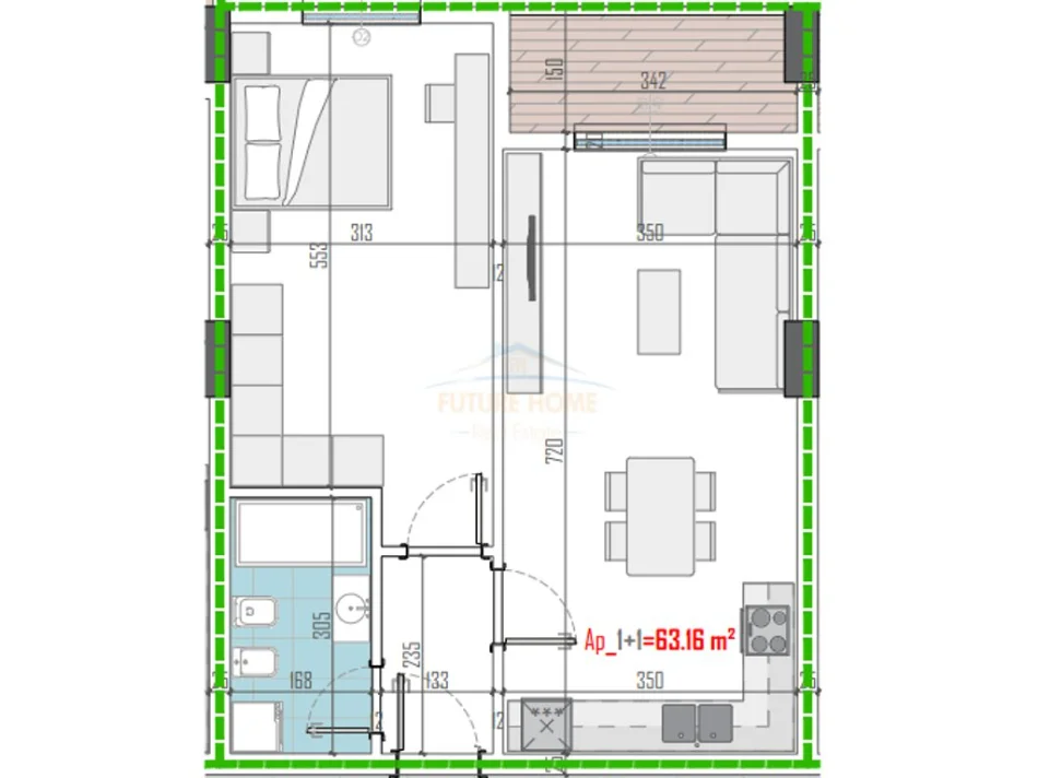 Shitet,Apartament 1+1,Paskuqan 0696069906