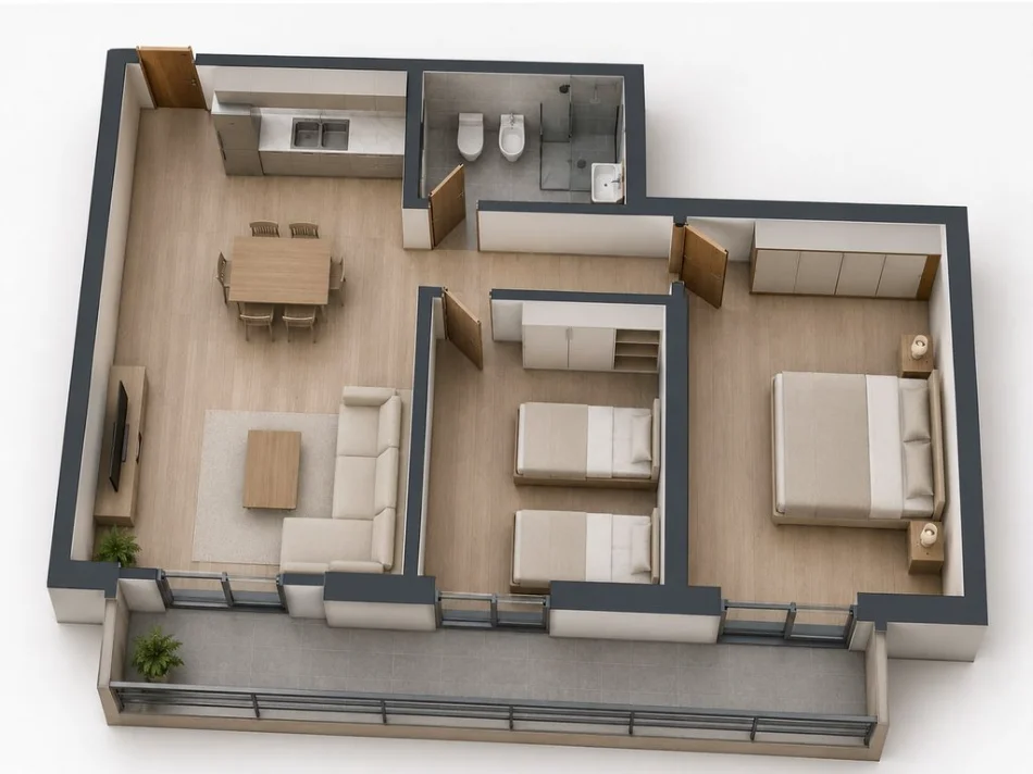 Tirane, shitet apartament 2+1 Kati 2, 113 m² 255.000 € (Vasil Shanto)