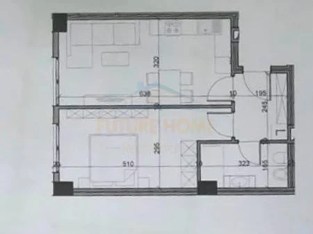 Tirane, shitet apartament 1+1+Ballkon Kati 3, 64 m² 71.000 € (Paskuqan)