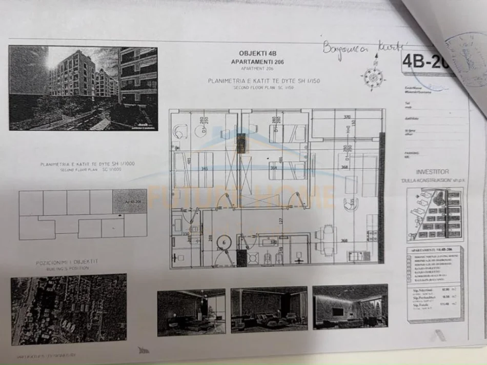 Durres, shitet apartament 2+1 , 111 m² 133.776 € (Rezidenca" Liburna", Mali i Robit)