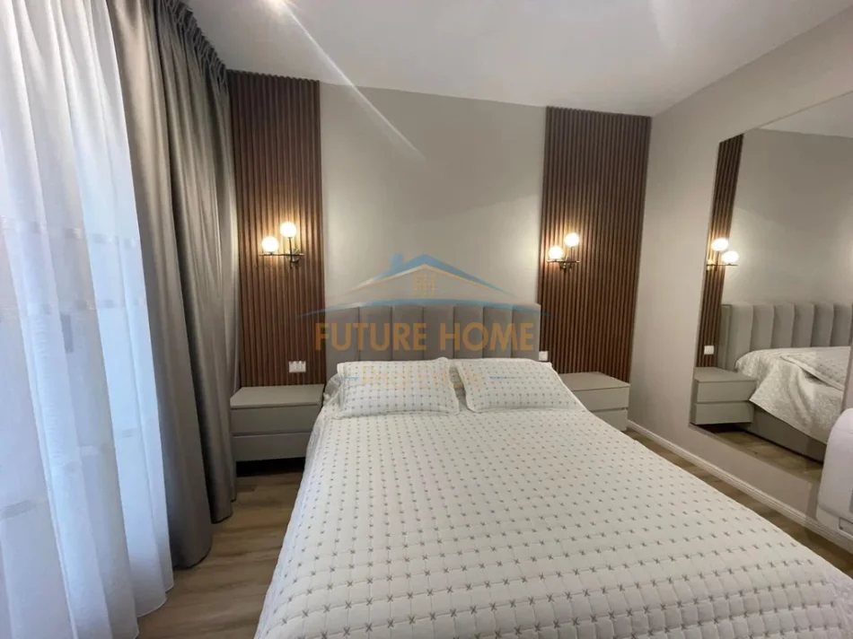 Tirane, jepet me qera apartament 1+1 Kati 5, 74 m² 800 € (Kompleksi Delijorgji)